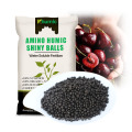 water soluble organic fertilizer plant humic acid 55% shiny ball fertilizer base granular
